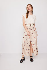 Falda Palmera Beige
